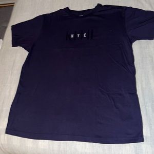 Kith Navy Blue Tee w/ KithNYC logo (Medium)